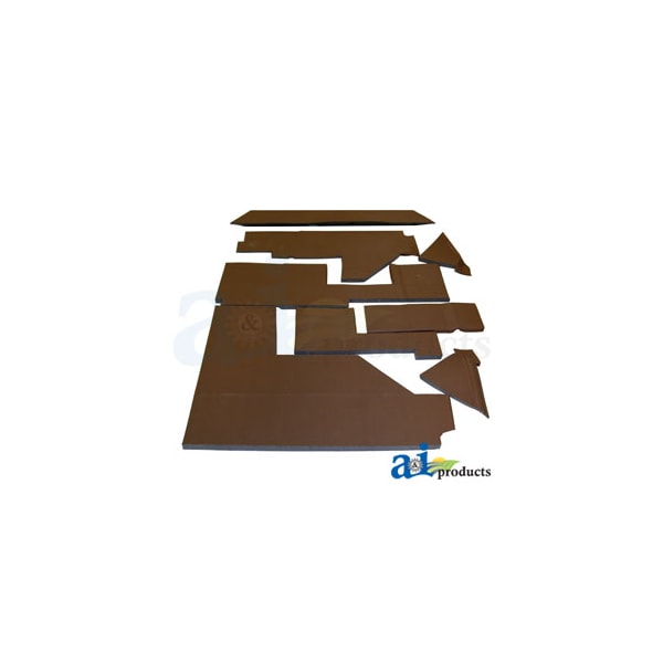 Cab Upholstery Kit, Brindle Brown 34" x13" x4"